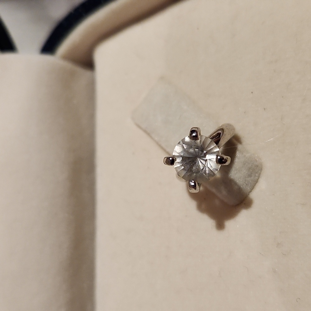 Little engagement ring pendant